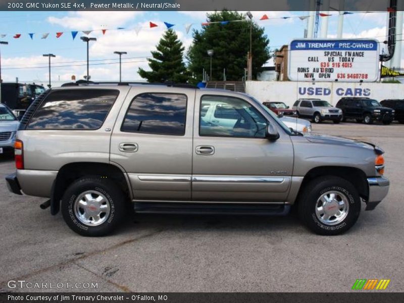 Pewter Metallic / Neutral/Shale 2002 GMC Yukon SLE 4x4