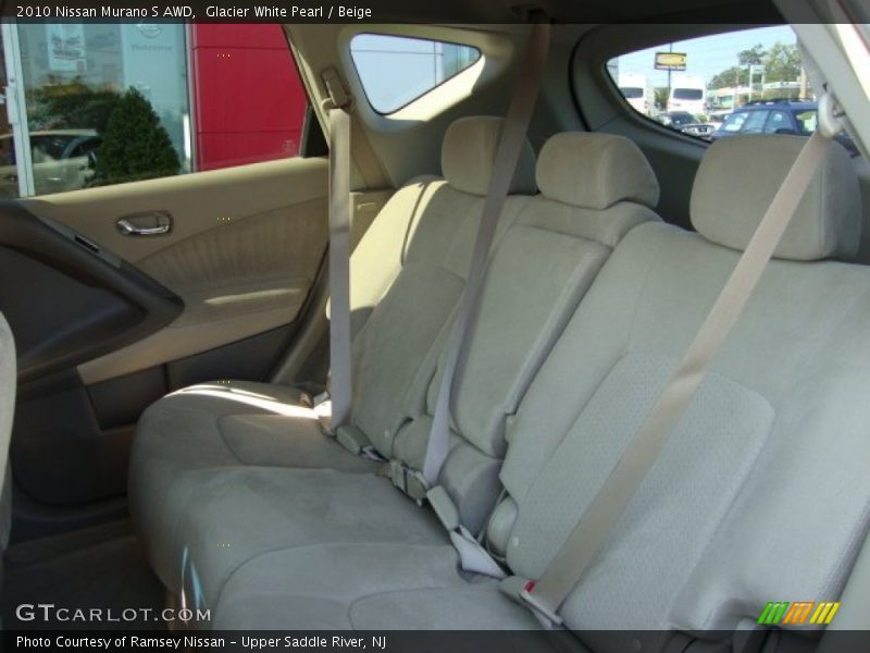 Glacier White Pearl / Beige 2010 Nissan Murano S AWD