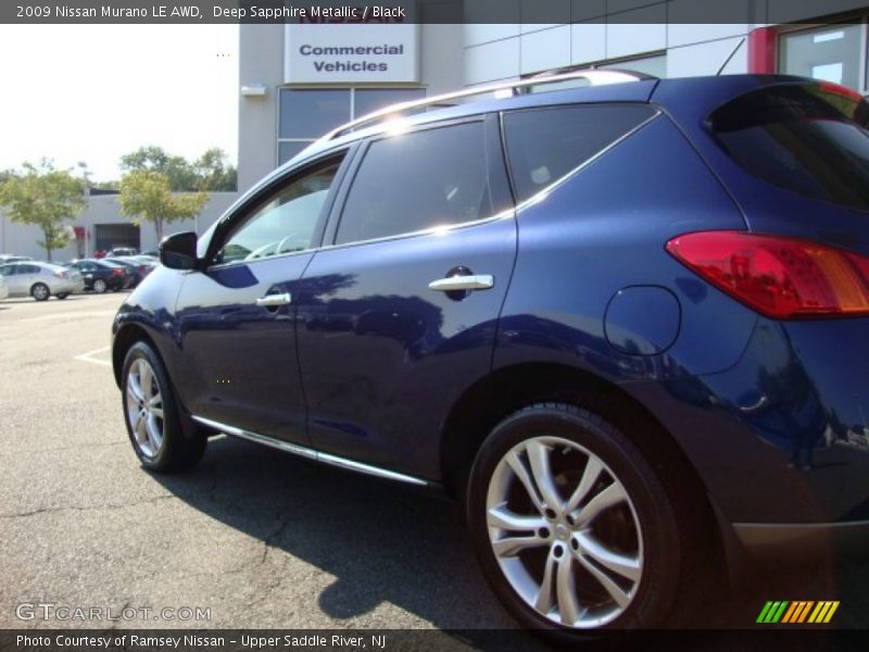 Deep Sapphire Metallic / Black 2009 Nissan Murano LE AWD