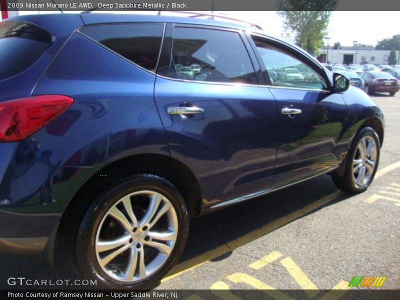 Deep Sapphire Metallic / Black 2009 Nissan Murano LE AWD