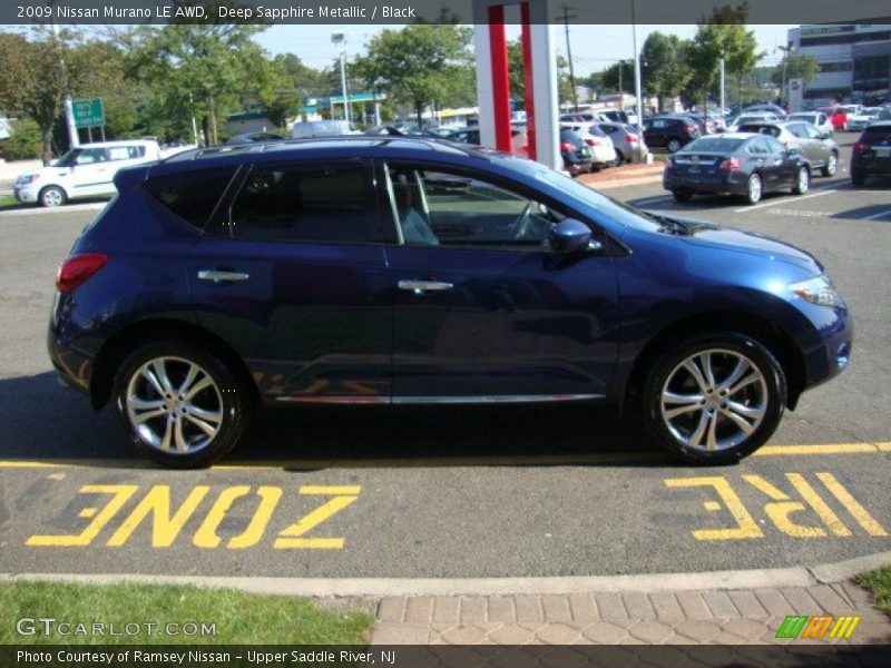 Deep Sapphire Metallic / Black 2009 Nissan Murano LE AWD