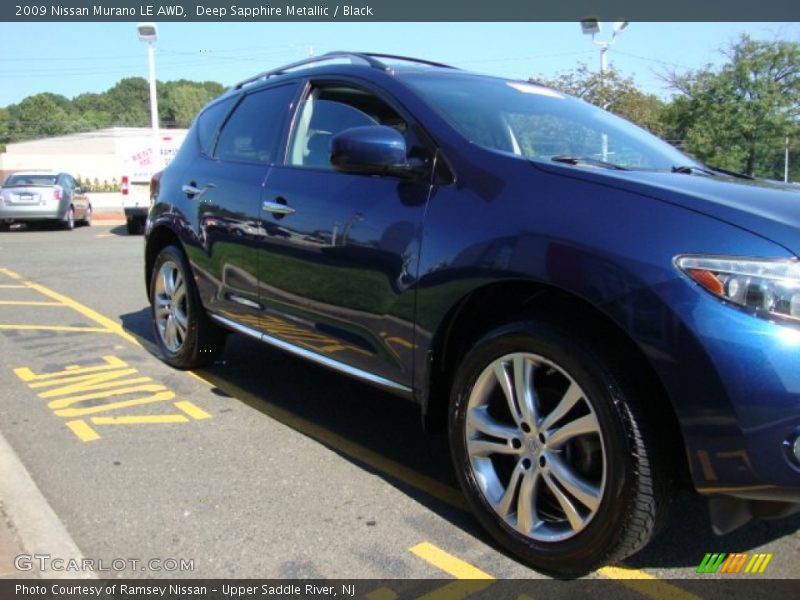 Deep Sapphire Metallic / Black 2009 Nissan Murano LE AWD