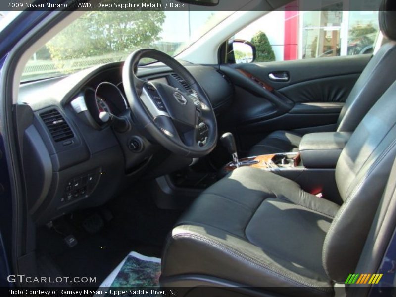 Deep Sapphire Metallic / Black 2009 Nissan Murano LE AWD