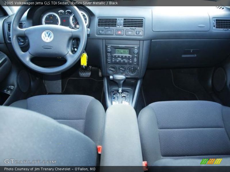 Reflex Silver Metallic / Black 2005 Volkswagen Jetta GLS TDI Sedan