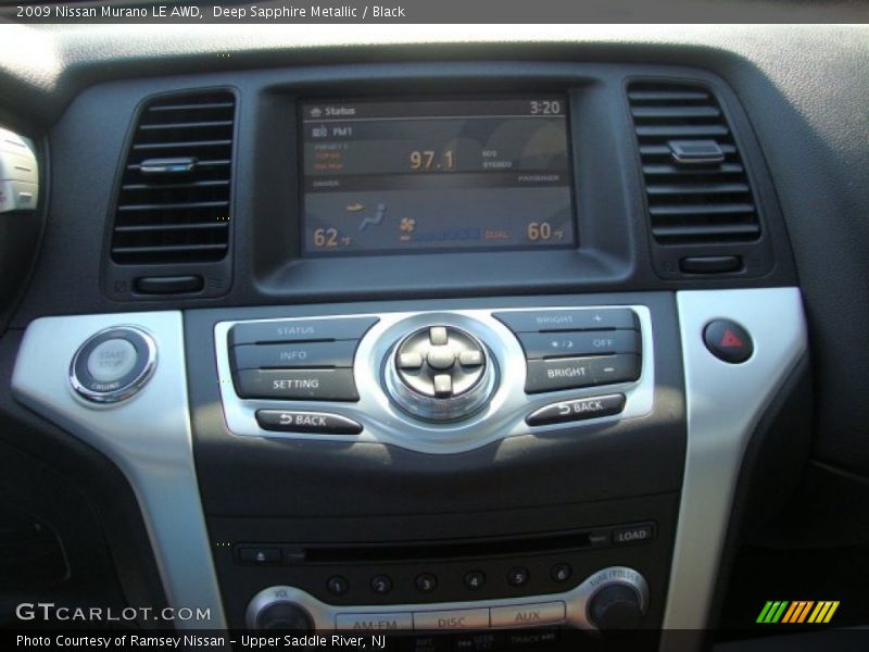 Deep Sapphire Metallic / Black 2009 Nissan Murano LE AWD