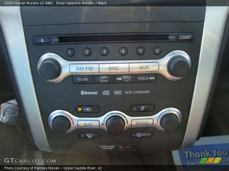 Deep Sapphire Metallic / Black 2009 Nissan Murano LE AWD
