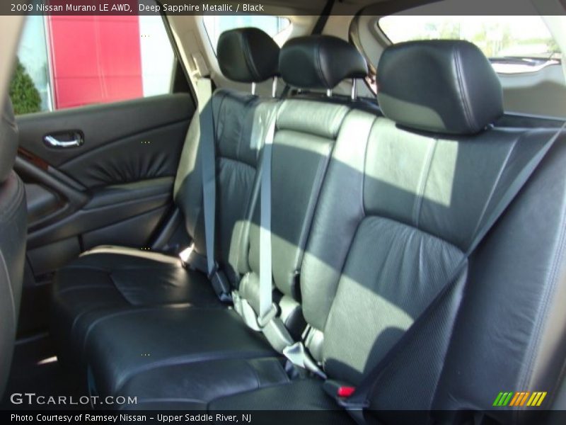 Deep Sapphire Metallic / Black 2009 Nissan Murano LE AWD