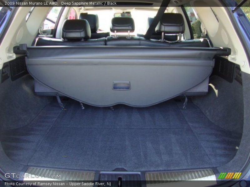 Deep Sapphire Metallic / Black 2009 Nissan Murano LE AWD