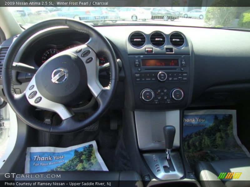 Winter Frost Pearl / Charcoal 2009 Nissan Altima 2.5 SL