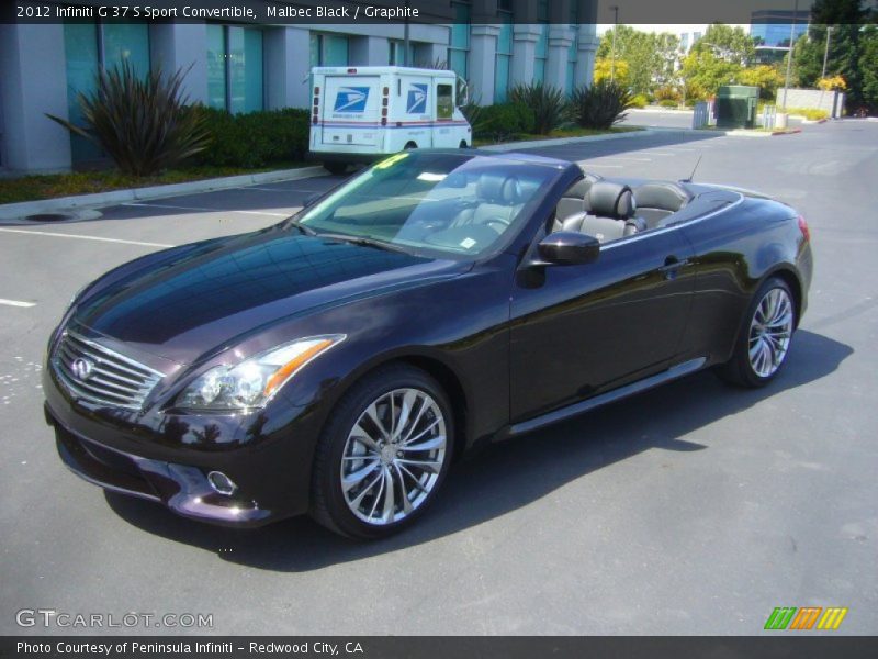 Front 3/4 View of 2012 G 37 S Sport Convertible