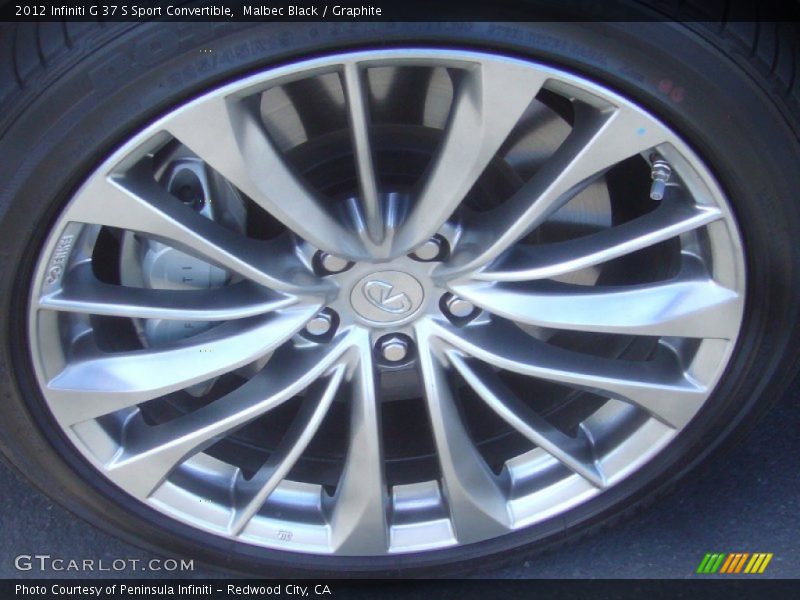  2012 G 37 S Sport Convertible Wheel