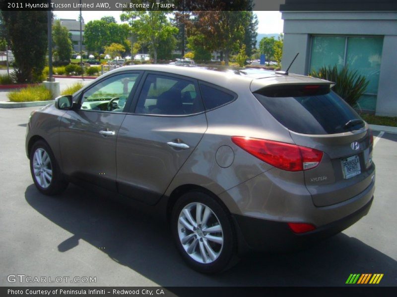 Chai Bronze / Taupe 2011 Hyundai Tucson Limited AWD