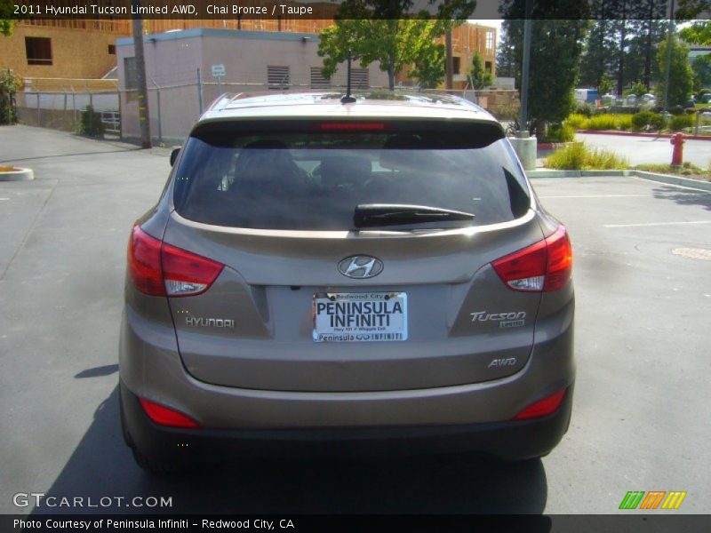 Chai Bronze / Taupe 2011 Hyundai Tucson Limited AWD