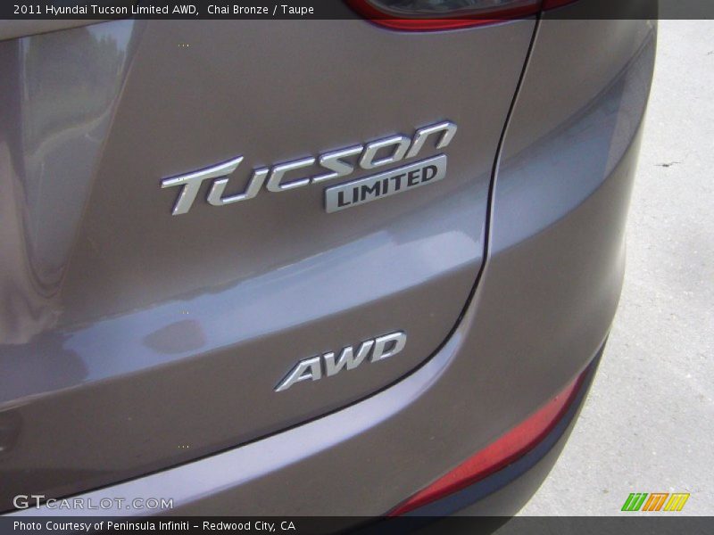 Chai Bronze / Taupe 2011 Hyundai Tucson Limited AWD