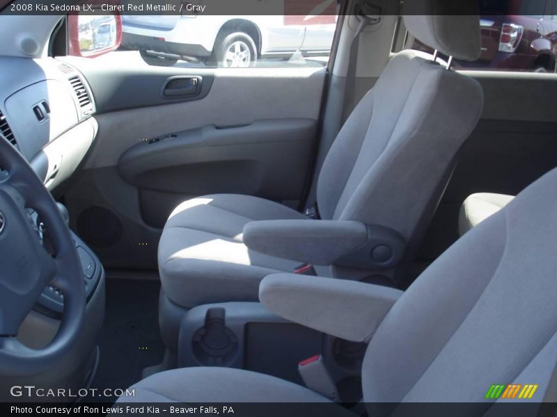 Claret Red Metallic / Gray 2008 Kia Sedona LX