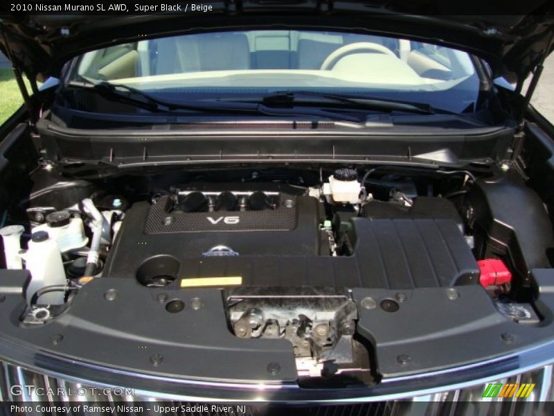 Super Black / Beige 2010 Nissan Murano SL AWD