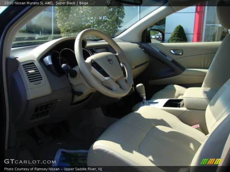 Super Black / Beige 2010 Nissan Murano SL AWD