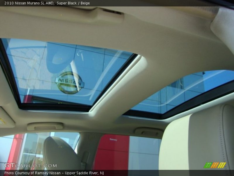 Super Black / Beige 2010 Nissan Murano SL AWD