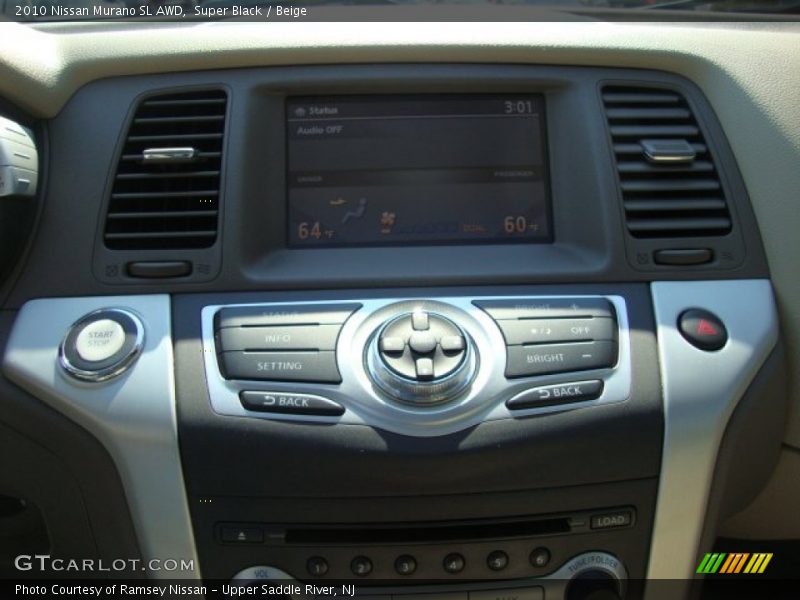 Super Black / Beige 2010 Nissan Murano SL AWD