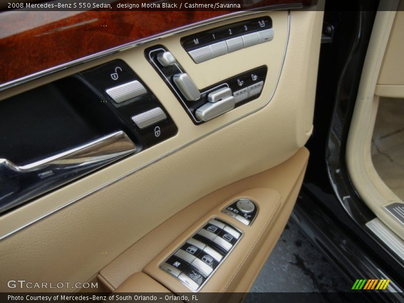 Controls of 2008 S 550 Sedan