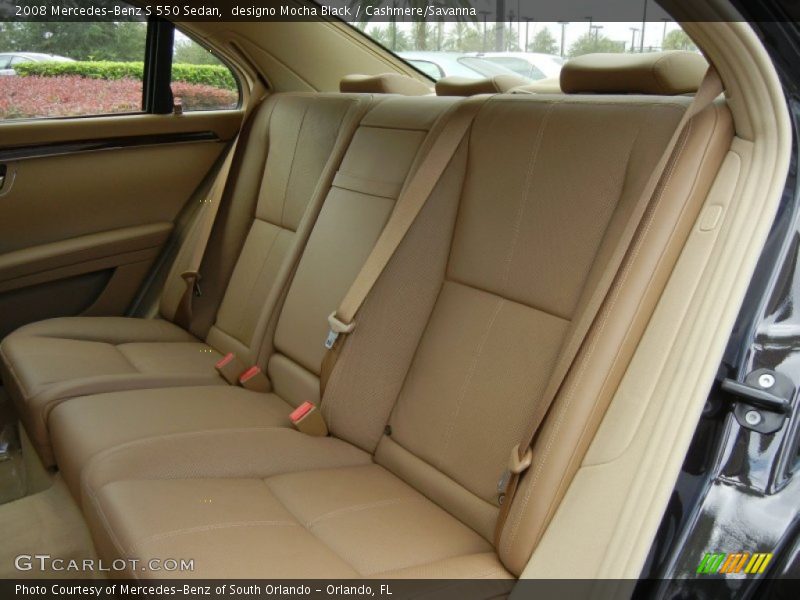  2008 S 550 Sedan Cashmere/Savanna Interior