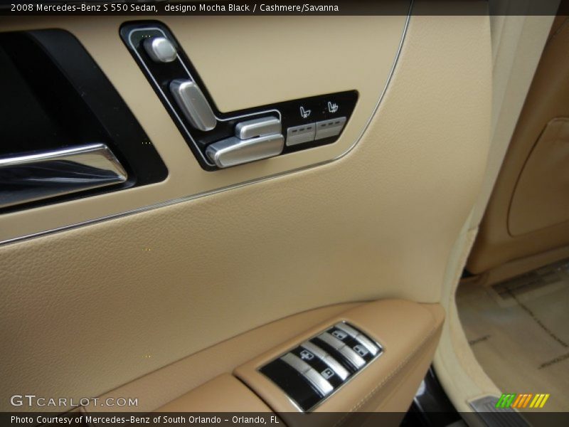 Controls of 2008 S 550 Sedan