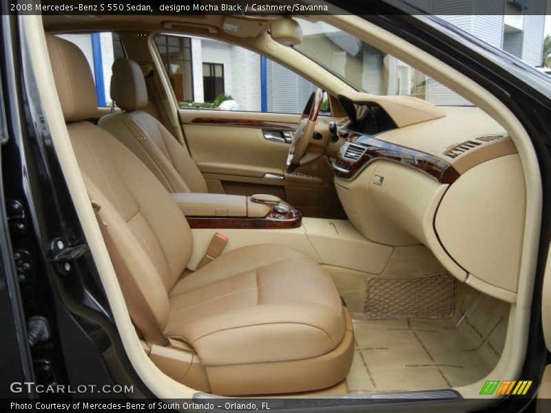  2008 S 550 Sedan Cashmere/Savanna Interior