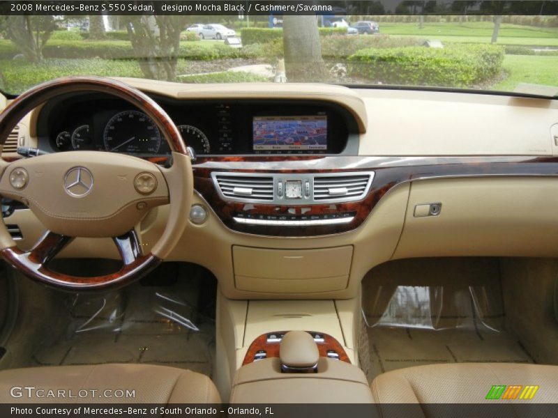 Dashboard of 2008 S 550 Sedan