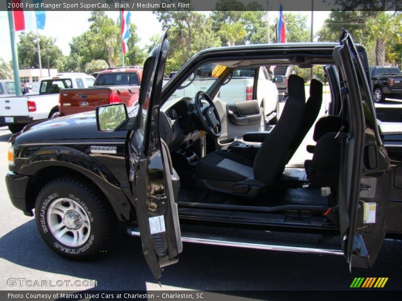 Black / Medium Dark Flint 2008 Ford Ranger Sport SuperCab