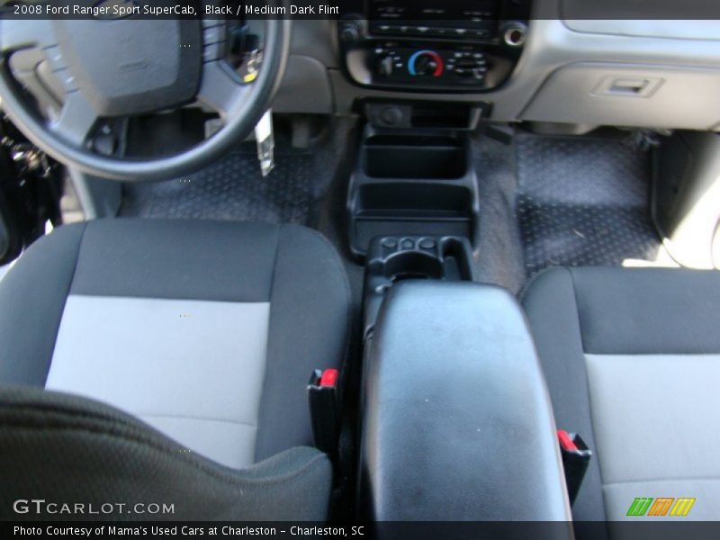 Black / Medium Dark Flint 2008 Ford Ranger Sport SuperCab