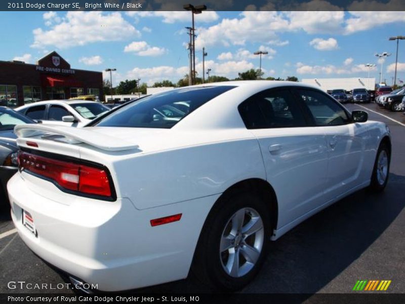 Bright White / Black 2011 Dodge Charger SE
