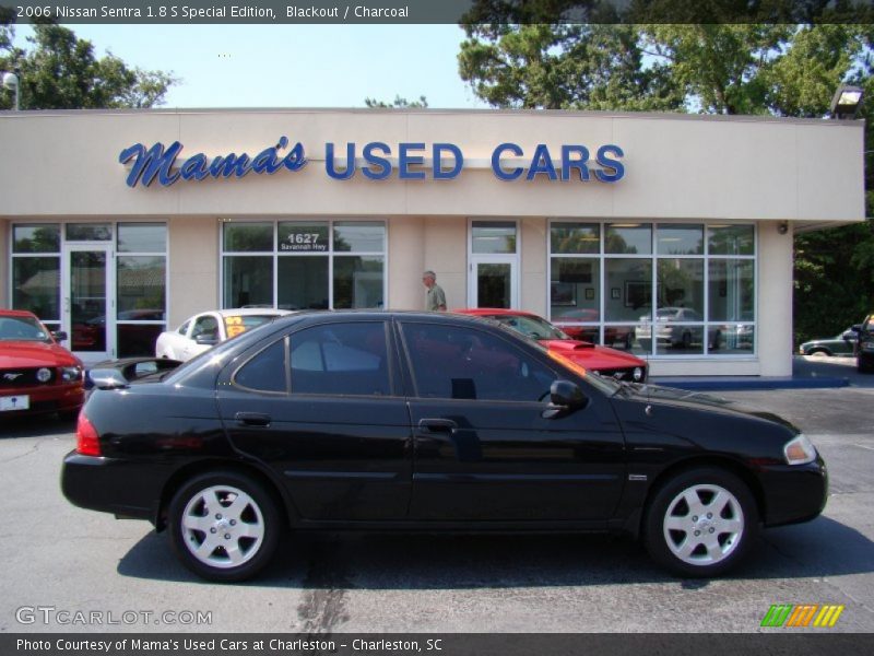 Blackout / Charcoal 2006 Nissan Sentra 1.8 S Special Edition