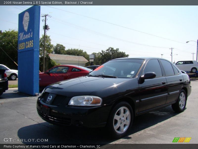 Blackout / Charcoal 2006 Nissan Sentra 1.8 S Special Edition