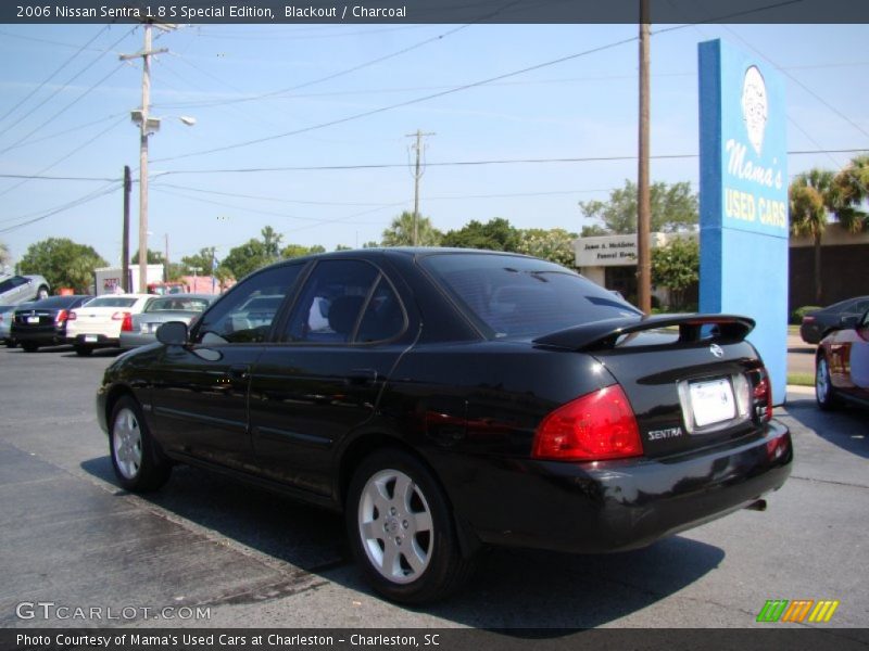 Blackout / Charcoal 2006 Nissan Sentra 1.8 S Special Edition