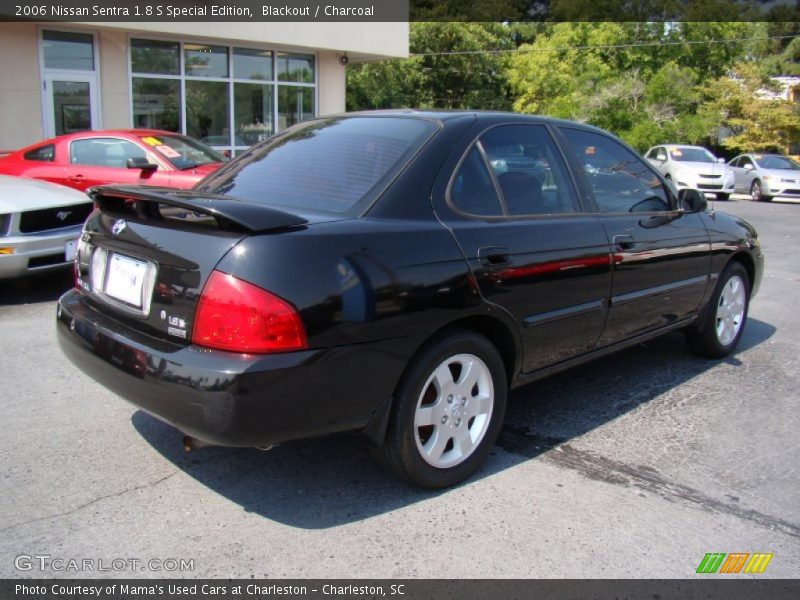 Blackout / Charcoal 2006 Nissan Sentra 1.8 S Special Edition