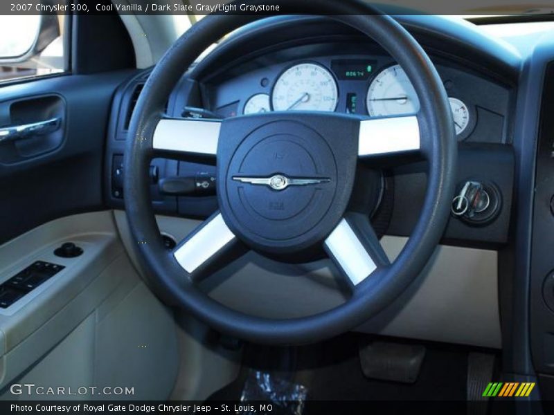 Cool Vanilla / Dark Slate Gray/Light Graystone 2007 Chrysler 300