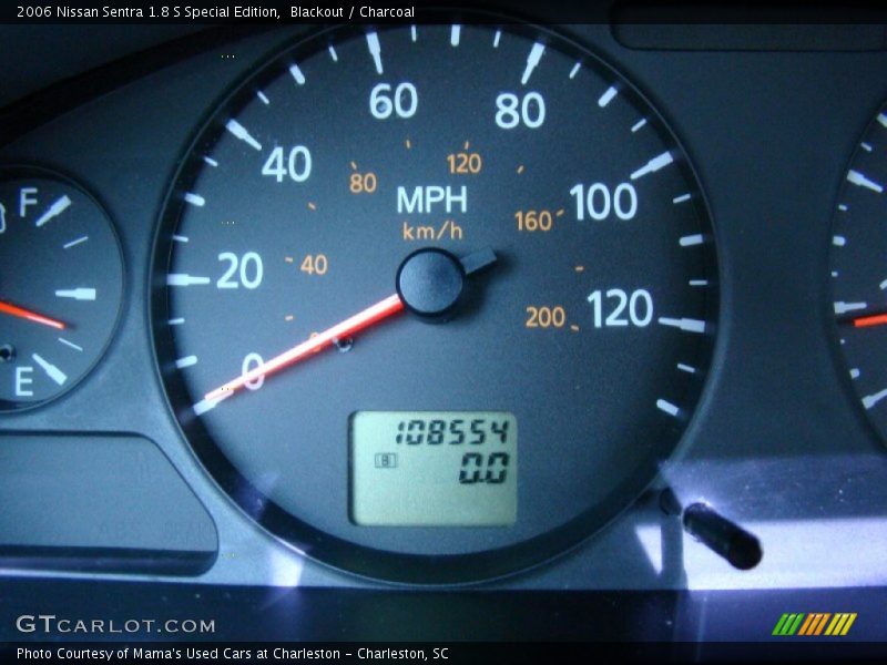 Blackout / Charcoal 2006 Nissan Sentra 1.8 S Special Edition