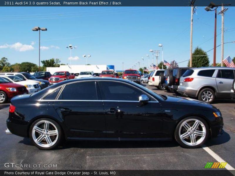 Phantom Black Pearl Effect / Black 2011 Audi S4 3.0 quattro Sedan
