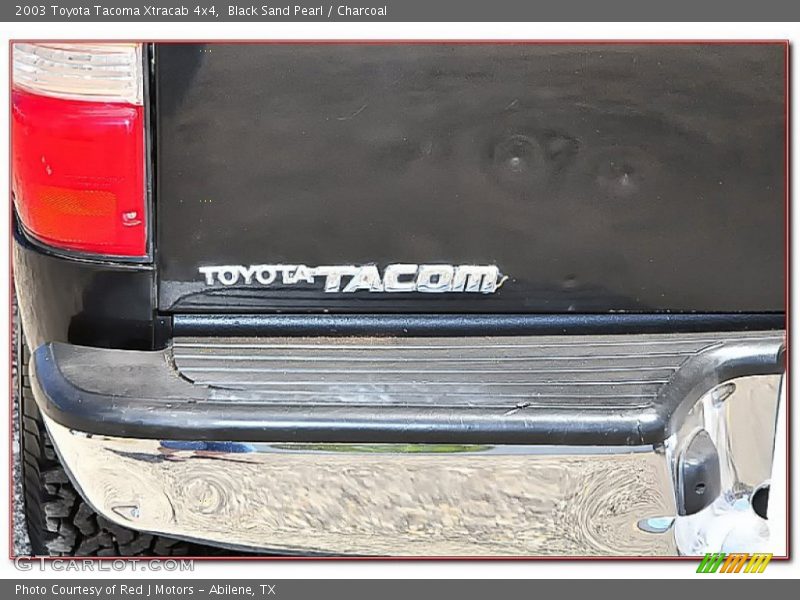 Black Sand Pearl / Charcoal 2003 Toyota Tacoma Xtracab 4x4
