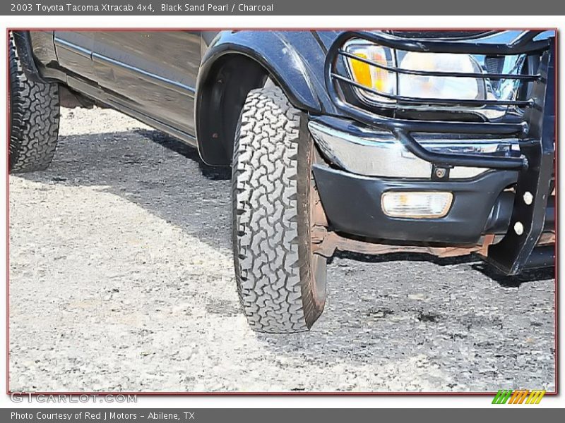 Black Sand Pearl / Charcoal 2003 Toyota Tacoma Xtracab 4x4