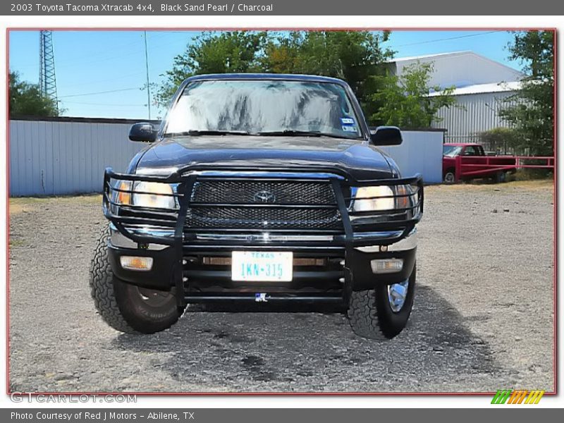 Black Sand Pearl / Charcoal 2003 Toyota Tacoma Xtracab 4x4