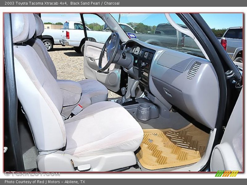 Black Sand Pearl / Charcoal 2003 Toyota Tacoma Xtracab 4x4
