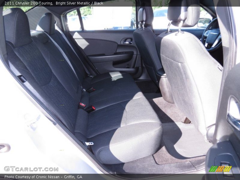 Bright Silver Metallic / Black 2011 Chrysler 200 Touring