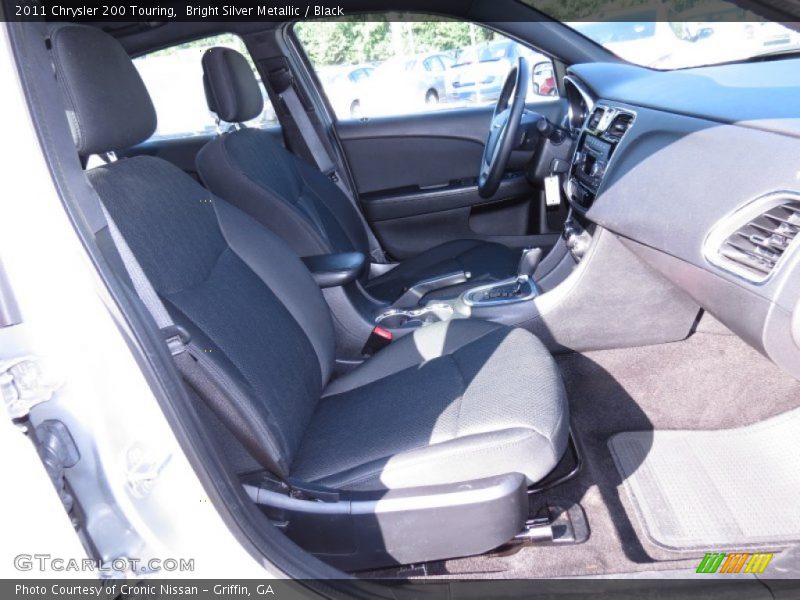 Bright Silver Metallic / Black 2011 Chrysler 200 Touring