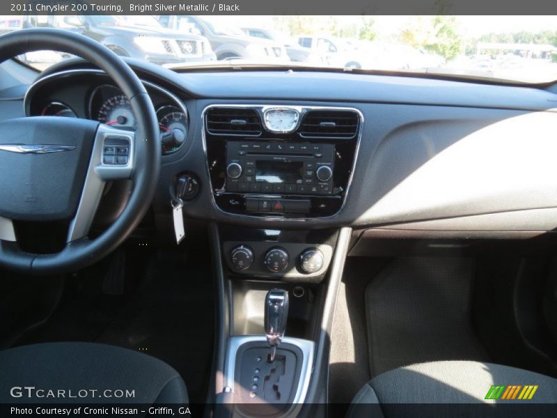 Bright Silver Metallic / Black 2011 Chrysler 200 Touring