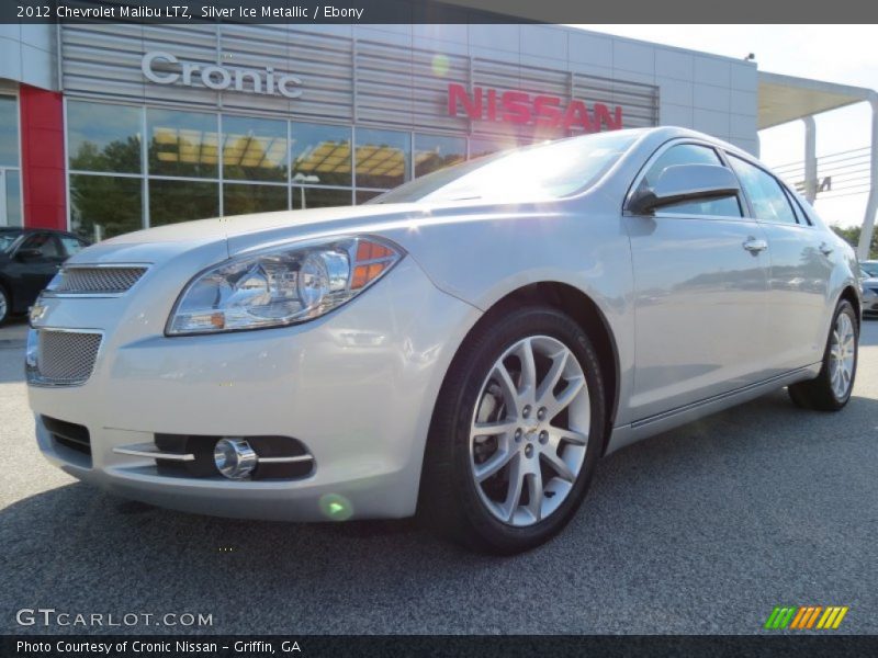 Silver Ice Metallic / Ebony 2012 Chevrolet Malibu LTZ