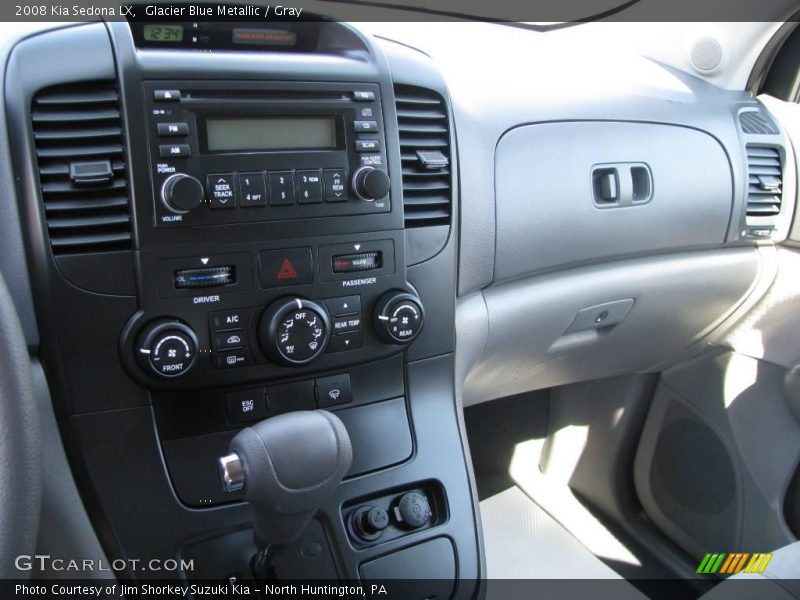 Glacier Blue Metallic / Gray 2008 Kia Sedona LX