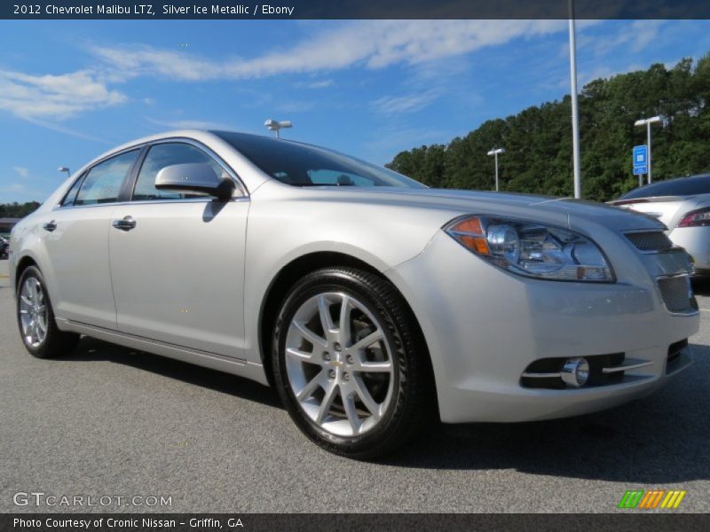Silver Ice Metallic / Ebony 2012 Chevrolet Malibu LTZ