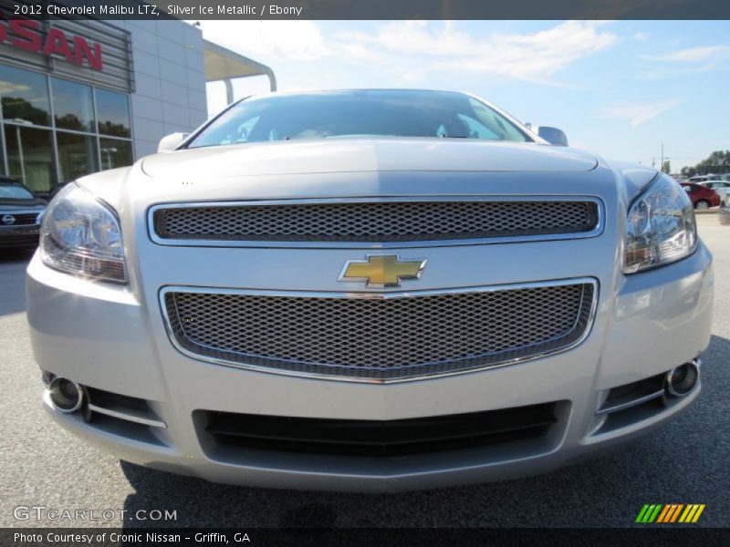 Silver Ice Metallic / Ebony 2012 Chevrolet Malibu LTZ