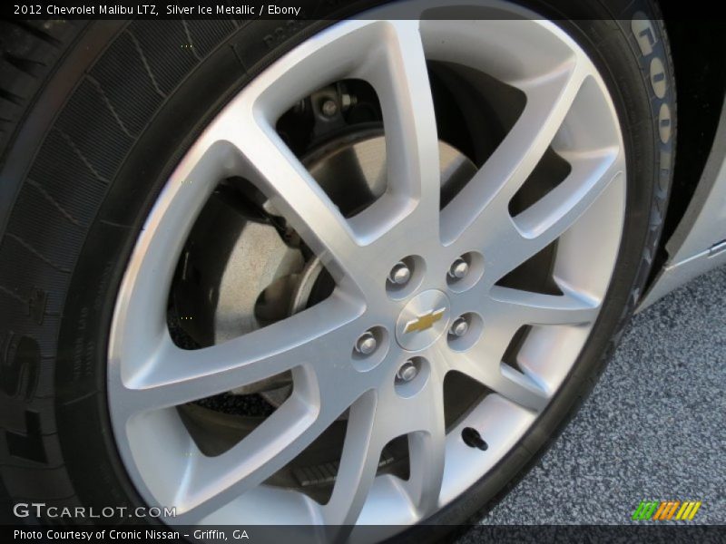 Silver Ice Metallic / Ebony 2012 Chevrolet Malibu LTZ